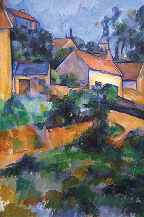 Turning Road at Montgeroult by Paul Cezanne