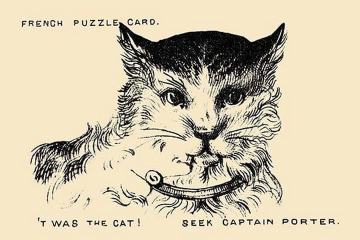 Twas The Cat. Seek Captain Porter by Theo Leonhardt & Son