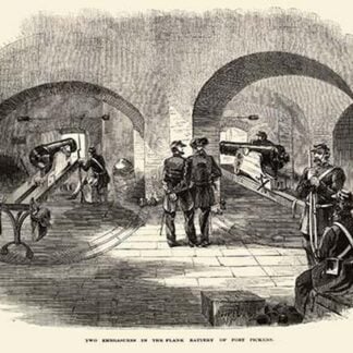 Two Embrasures in the Flank Battery of Fort Pickens