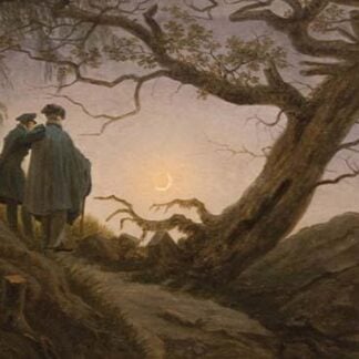 Two Men Contemplating the Moon by Caspar David Friedrich