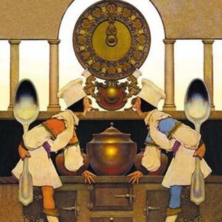 Two Pastry Cooks by Maxfield Parrish