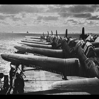 U.S. Navy Airplanes Packed on Deck by U.S. Navy