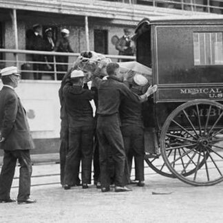 U.S. Navy Ambulance takes Sick Sailors from Hospital Ship