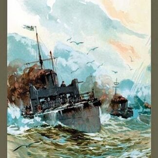 U.S. Navy: Rough Seas by Willy Stower