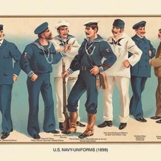 U.S. Navy Uniforms 1899 #2 by Werner