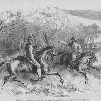 US Cavalry Reconnaissance by Frank Leslie