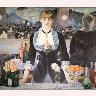 Un Bar Aux Folies Bergeres by Edouard Manet