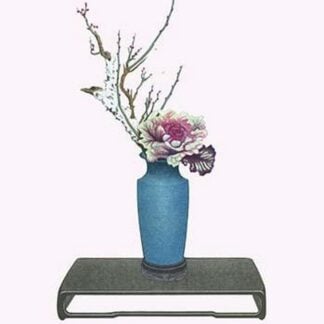 Une and Habotan (Plum & Variegated Cabbage) in a Tsubo by Josiah Conder #2