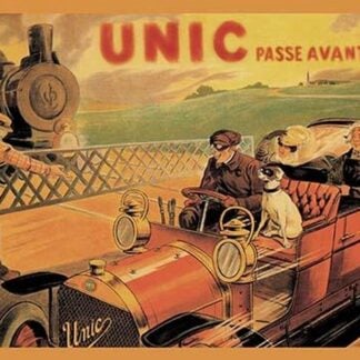 Unic - Racing Across Train Tracks by Charles Delavat