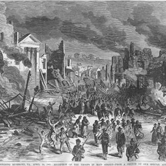 Union Army Enters Richmond by Frank Leslie