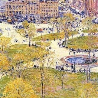 Union Square in Spring by Frederick Childe Hassam
