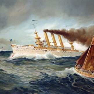 United States Navy First Class Cruisers New York and Brooklyn by Werner Company