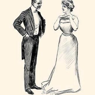 Unnecessary Kissing by Charles Dana Gibson