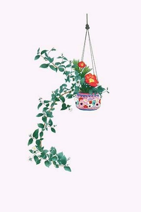 Uno-Hana and Shakuyaku (Scabra & Herbaceous Peony) in a suspended porcelain bowl by Josiah Conder #2