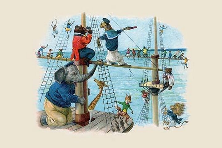 Up the Rigging the Monkeys Ran by G.H. Thompson