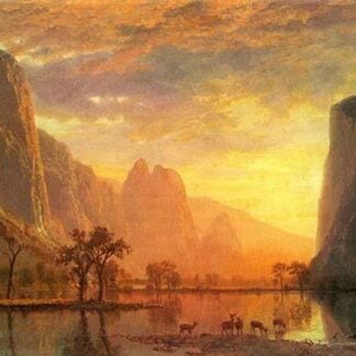 Valley in Yosemite by Albert Bierstadt
