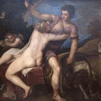 Venus & Adonis by Titian (Tiziano)