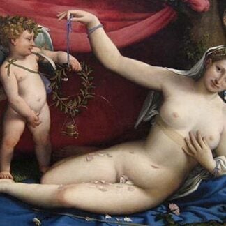 Venus & Cupid by Lorenzo Lotto