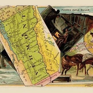 Vermont State Map by Arbuckle Brothers