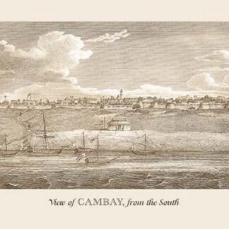 View of Cambay by Baron de Montalemert