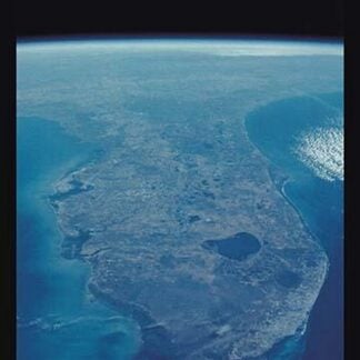 View of Florida Peninsula From Space by NASA