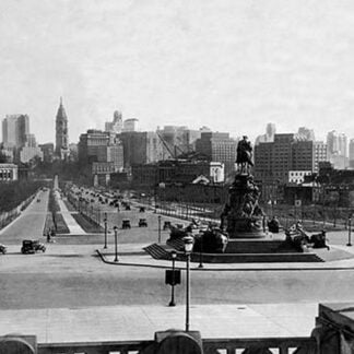 View of Philadelphia From Art Museum Steps by Free Library of Philadelphia