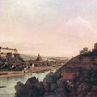 View of Pirna by Canaletto