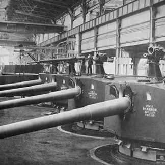 Vikers Works Naval Construction Manufactures Battleship Guns and Turrets