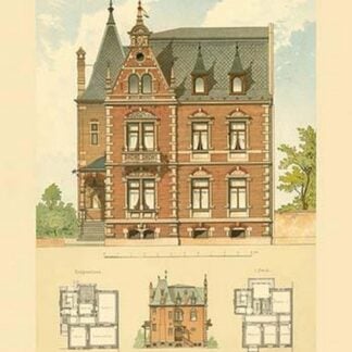 Villa - Mannheim by Franz Habich