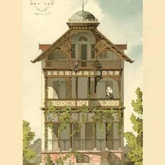 Villa in Lichtenthal Near Baden by Franz Habich