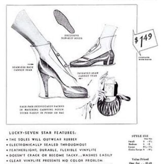 Vinylite Pocket Boots by Fashion Frocks