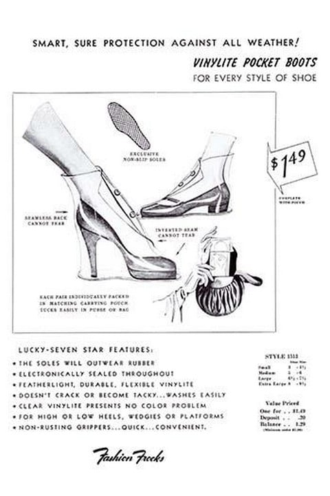 Vinylite Pocket Boots by Fashion Frocks