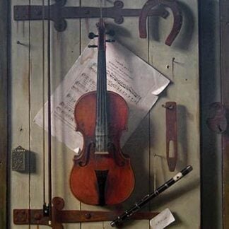 Violin & Music by William Hartnett