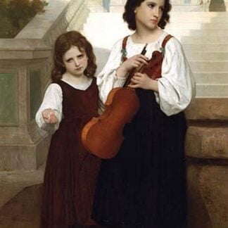Violin in the Country by William Bouguereau
