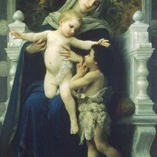 Virgin Mary & Jesus by William Bouguereau