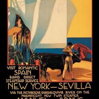 Visit Romantic Spain: Rapid Direct Steamship Service from New York to Sevilla