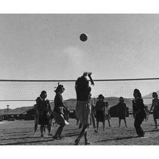 Volley Ball Game by Ansel Adams