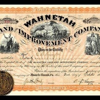 Wahnetah Land and Improvement Company