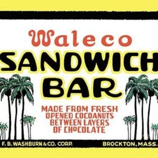 Waleco Sandwich Bar Coconut Between Layers of Chocolate