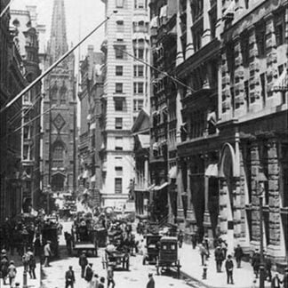 Wall Street - West by Underwood and Underwood