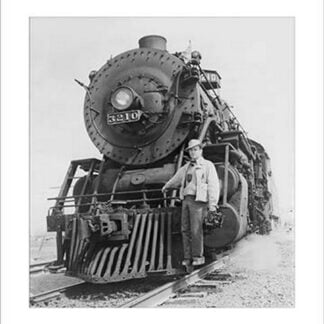 War Information Photographer Jack Delano and Train by Jack Delano