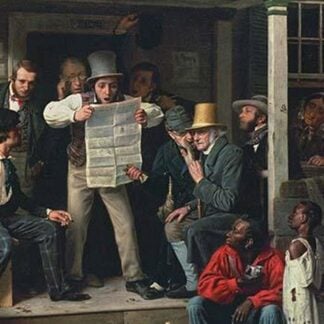 War News From Mexico by Richard Caton Woodville