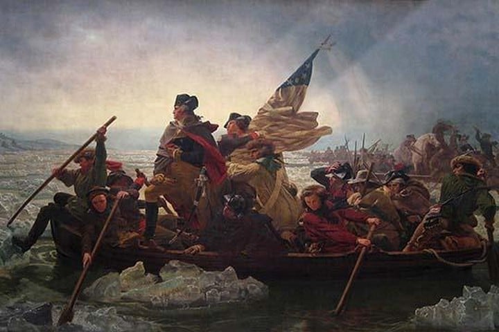 Washington Crossing the Delaware by Emanuel Leutze