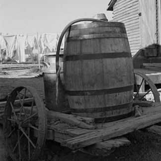 Water Barrel by Dorothea Lange