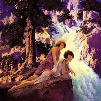 Waterfall by Maxfield Parrish