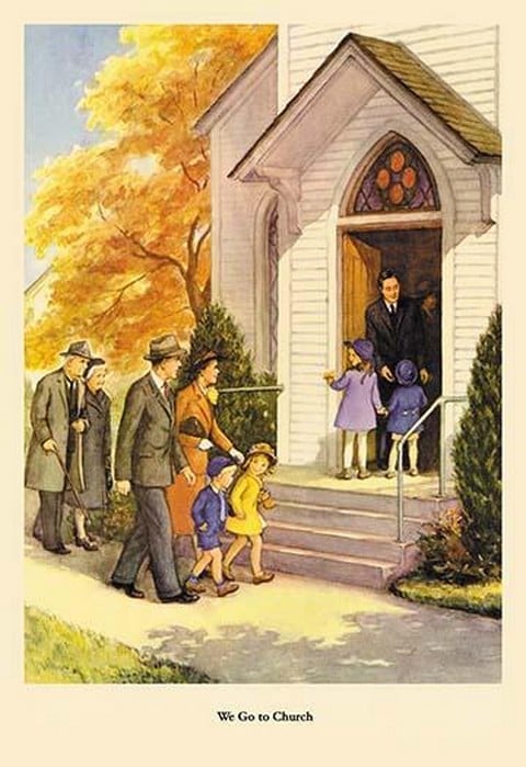 We Go to Church by Dorothy Handsaker