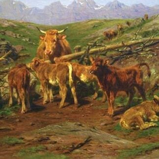 Weaning the Calves by Rosa Bonheur
