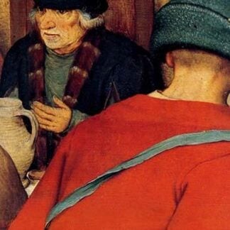 Wedding Banquet - Detail by Pieter the Elder Brueghel #5