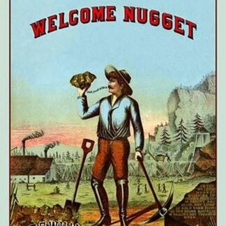 Welcome Nugget Tobacco Label