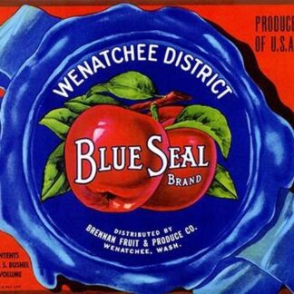 Wenatchee District Blue Seal Brand Apples